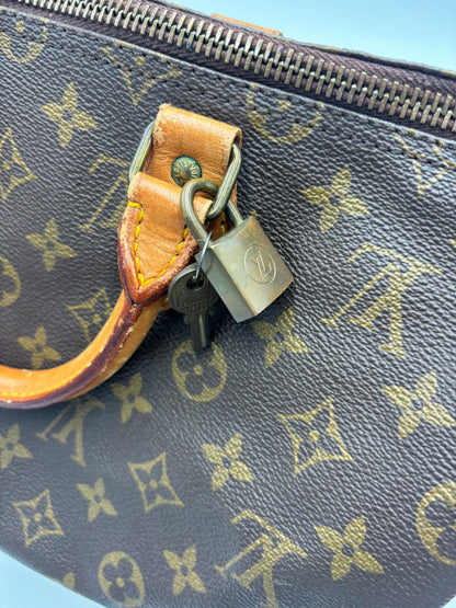 Louis Vuitton Speedy Monogram Canvas, Brown, Canvas, Handbag