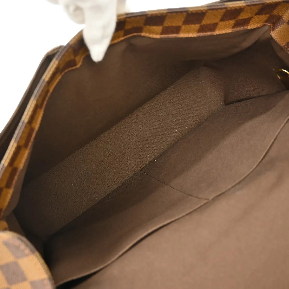 Louis Vuitton Broadway Damier, Brown, Canvas, Handbag
