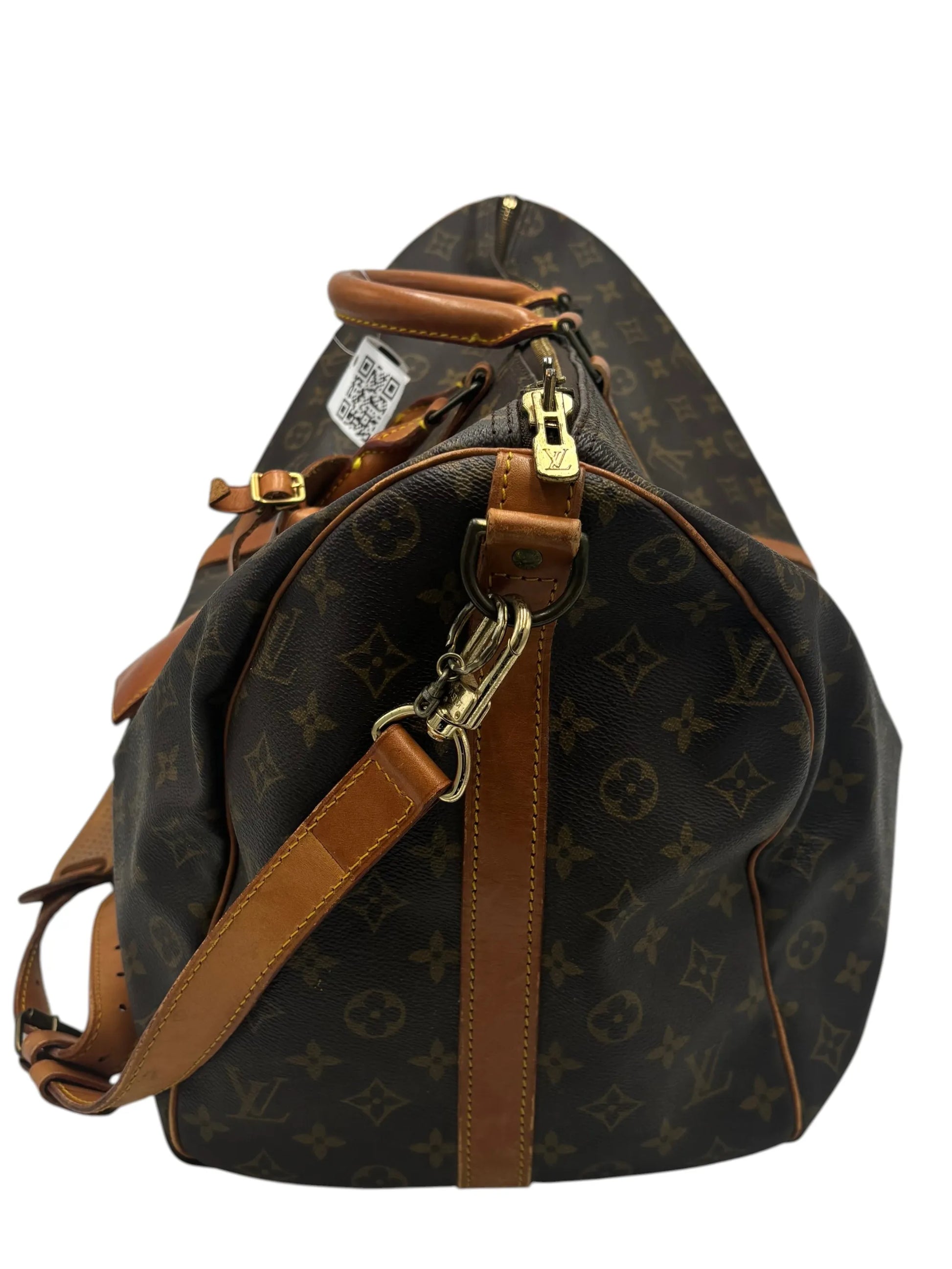 Louis Vuitton Keepall Monogram Canvas, Brown, Canvas, Travel Bag