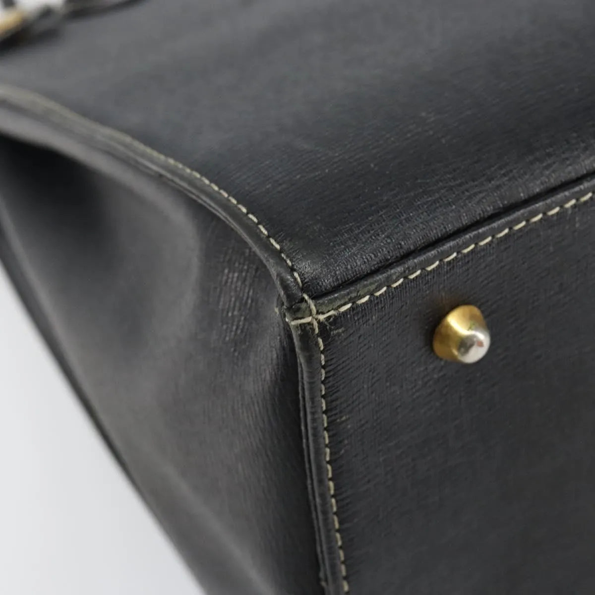 Burberry Vintage Leather, Black, Leather, Handbag
