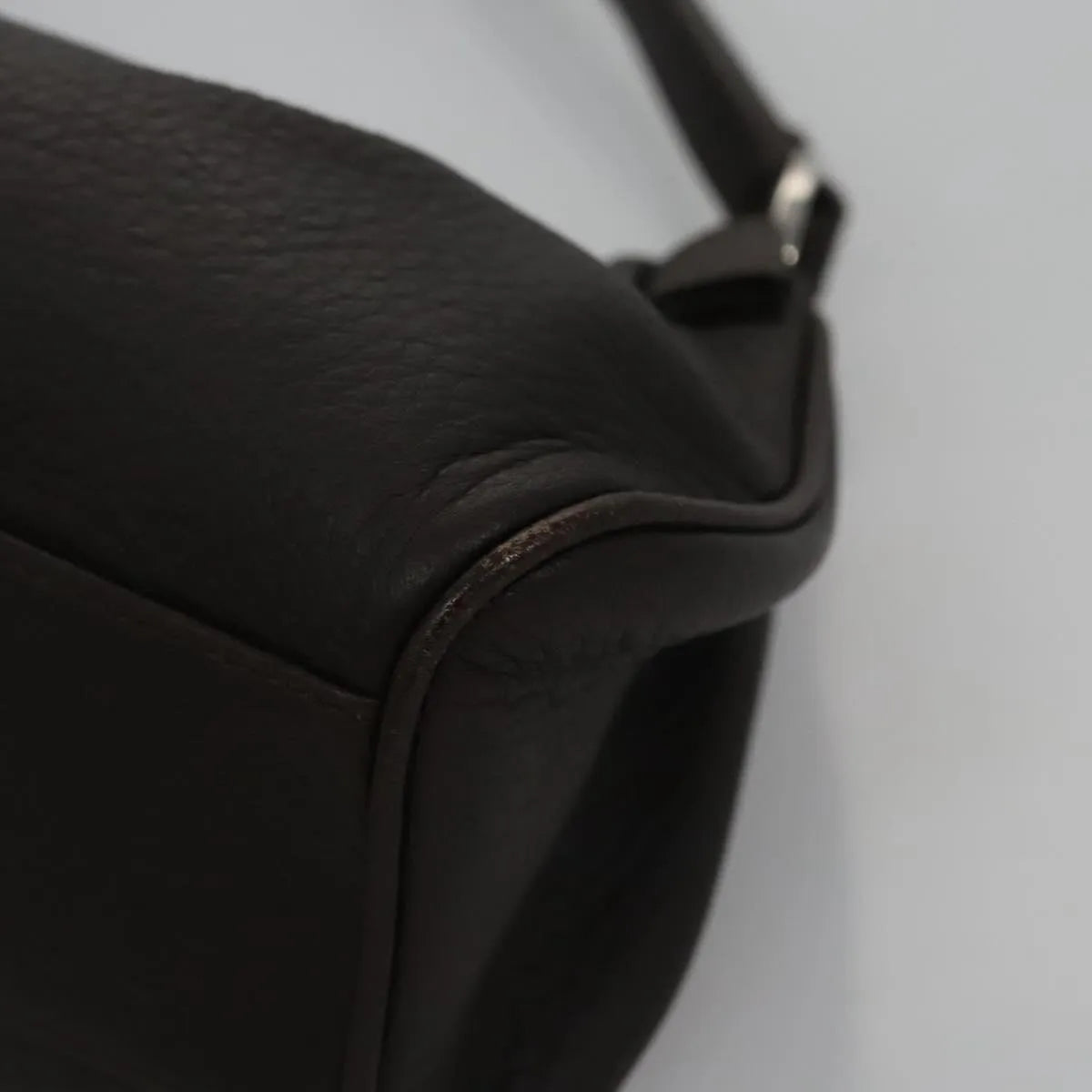 Bvlgari Handbag Leather, Brown, Leather, Handbag