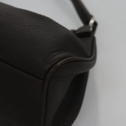 Bvlgari Handbag Leather, Brown, Leather, Handbag