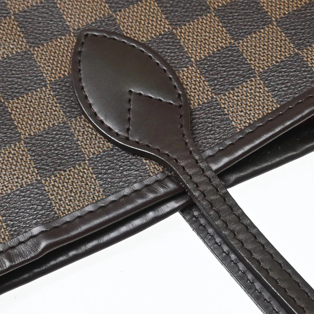 Louis Vuitton Neverfull Damier, Brown, Canvas, Tote Bag