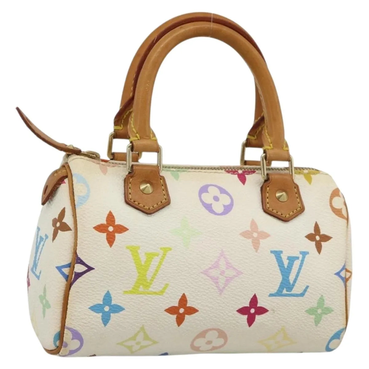 Louis Vuitton Speedy Mini HL Monogram Multicolor, White, Canvas, Handbag