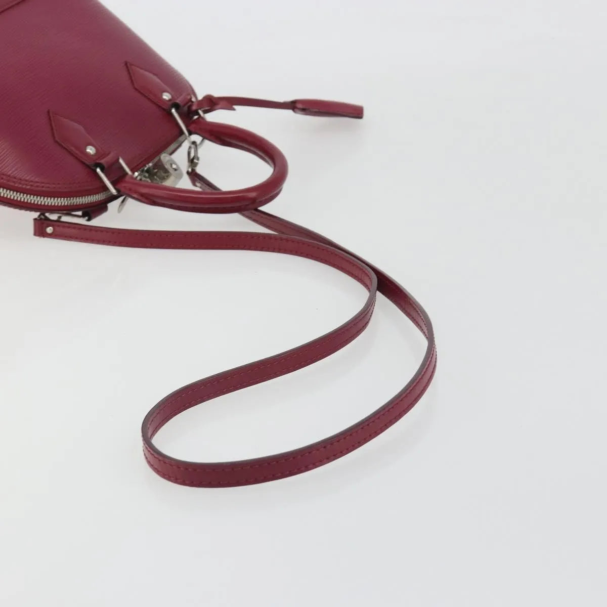 Louis Vuitton Alma Epi, Pink, Leather, Handbag