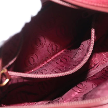 cartier Tasseled Must de Cartier Leather, Burgundy, Leather, Shoulder Bag