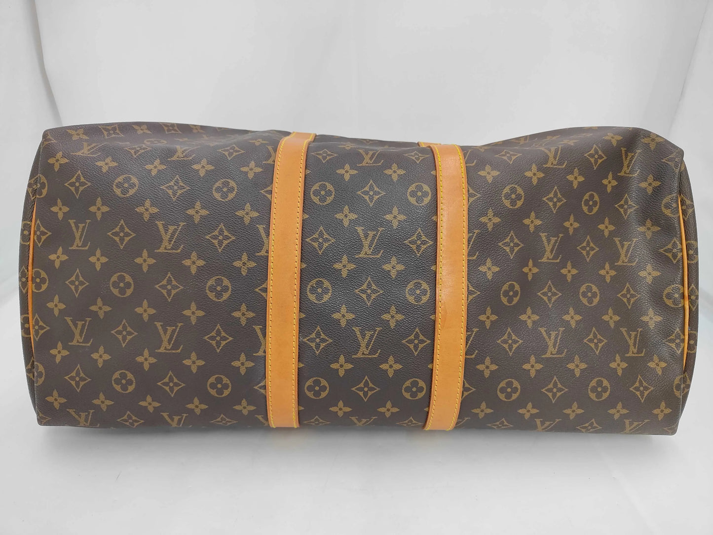 Louis Vuitton Keepall Monogram Canvas, Brown, Canvas, Travel Bag