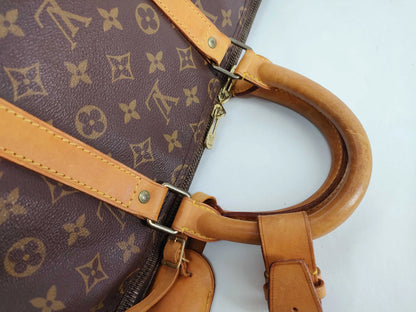 Louis Vuitton Keepall Monogram Canvas, Brown, Canvas, Travel Bag