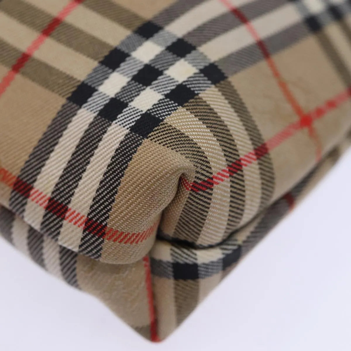 Burberry Nova check Pochette Canvas, Beige, Canvas, Clutch
