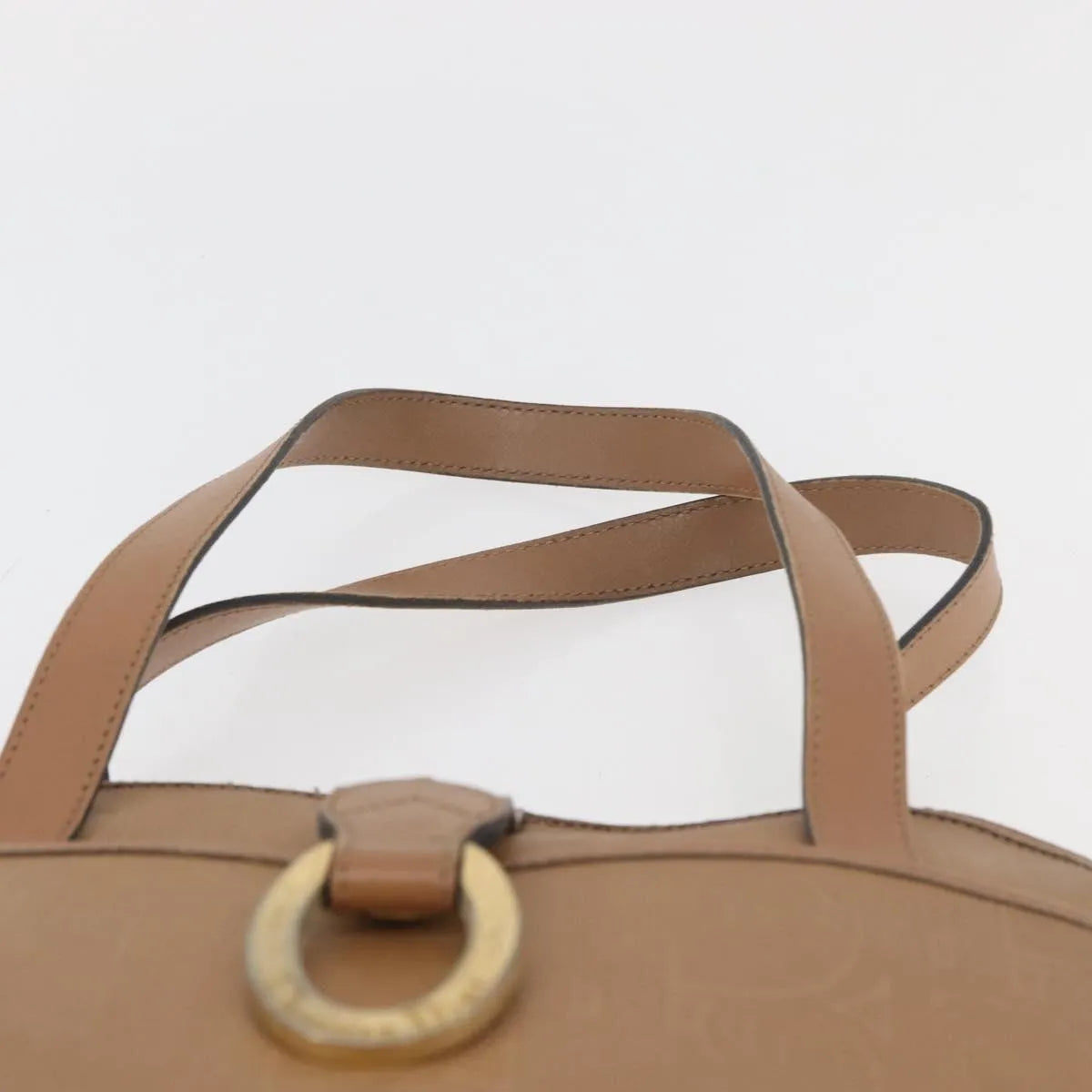 Christian Dior Vintage Trotter Canvas, Beige, Canvas, Handbag