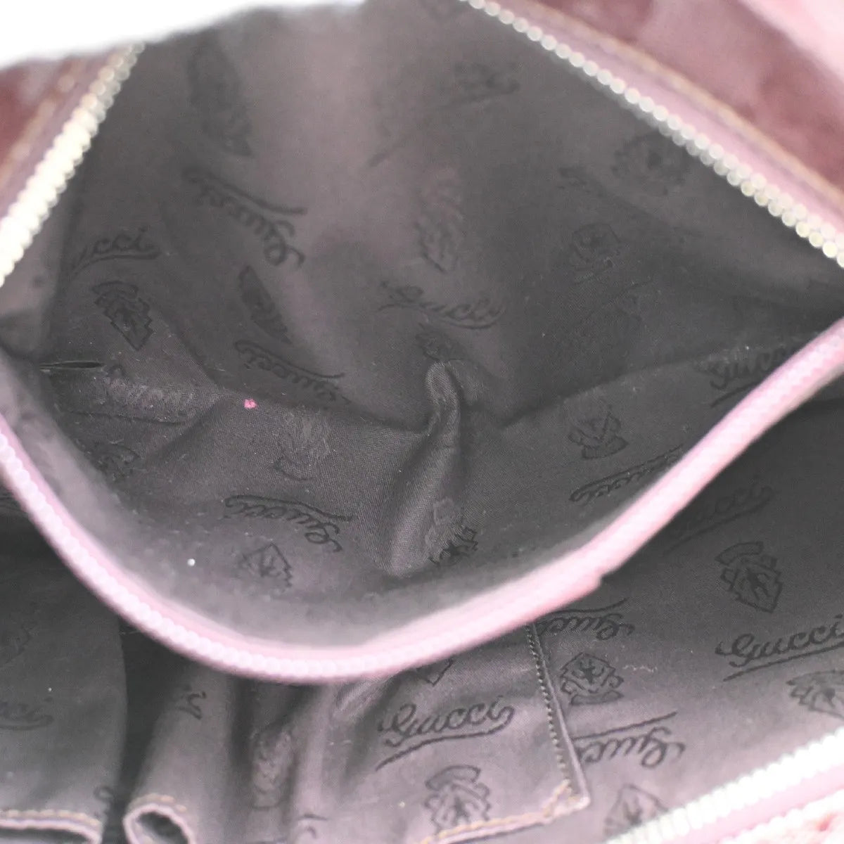 Gucci Plus Tote GG Imprime, Burgundy, PVC, Shoulder Bag