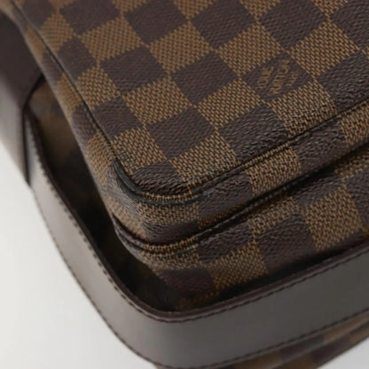 Louis Vuitton Naviglio Damier, Brown, Canvas, Shoulder Bag