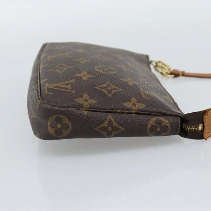 Louis Vuitton Pochette Accessoires Monogram, Brown, Canvas, Clutch