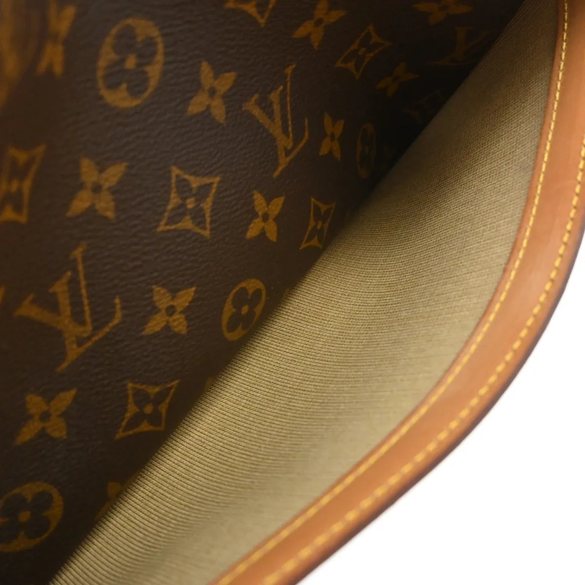 Louis Vuitton Reporter Monogram, Brown, Canvas, Shoulder Bag