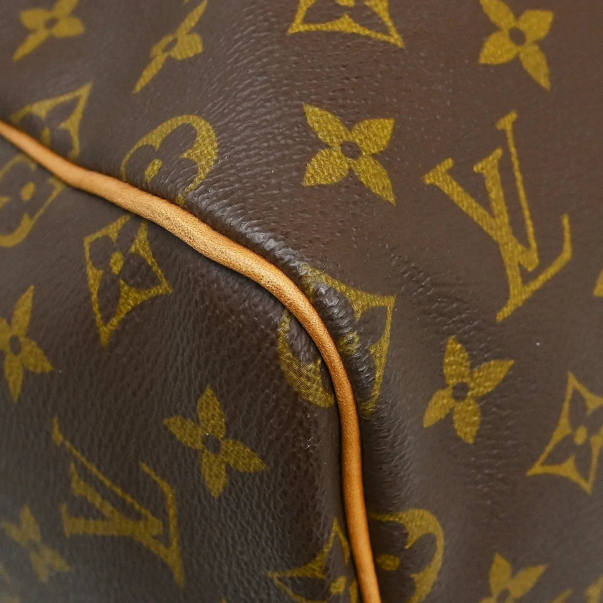 Louis Vuitton Keepall Monogram, Brown, Canvas, Travel Bag