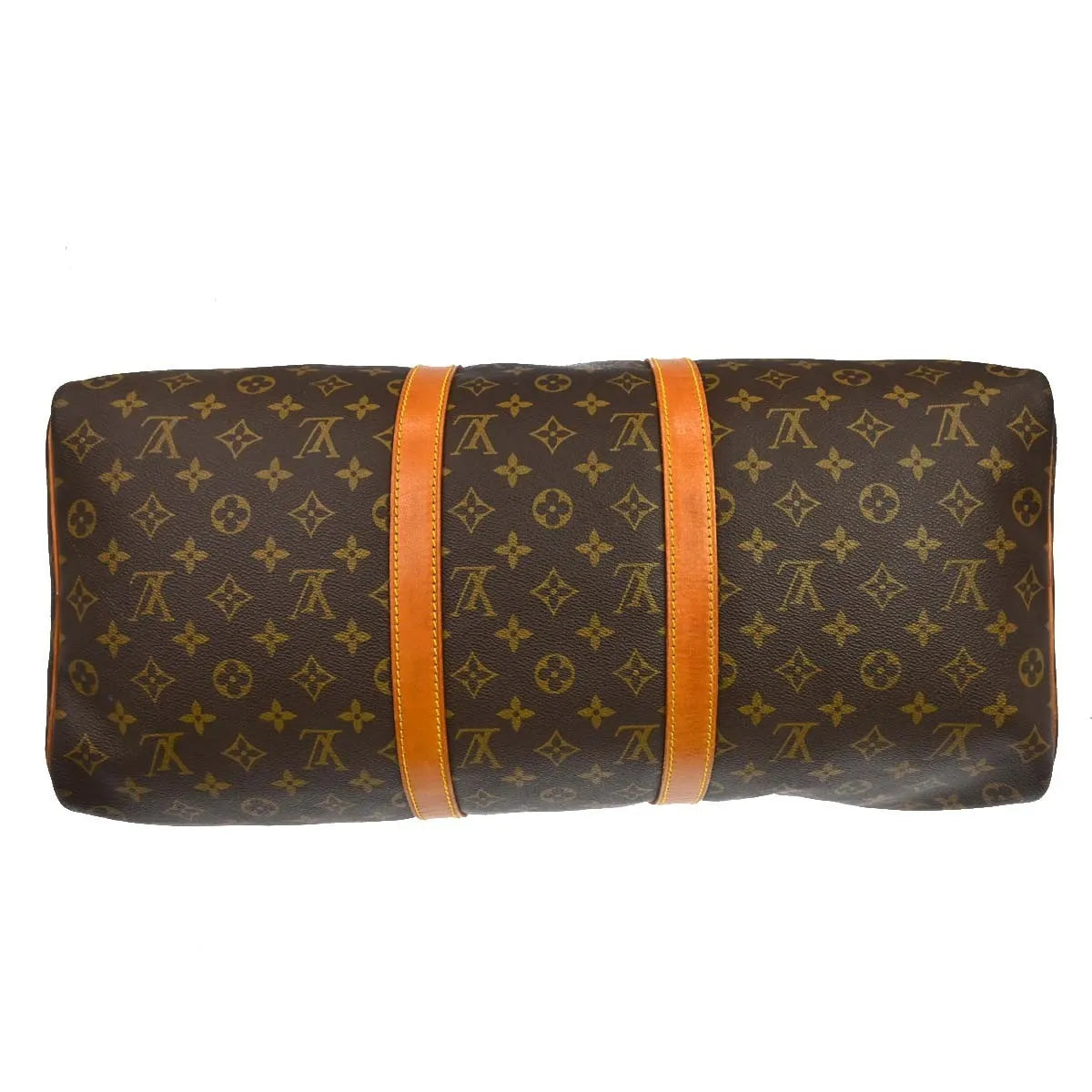 Louis Vuitton Keepall Canvas, Brown, Canvas, Travel Bag