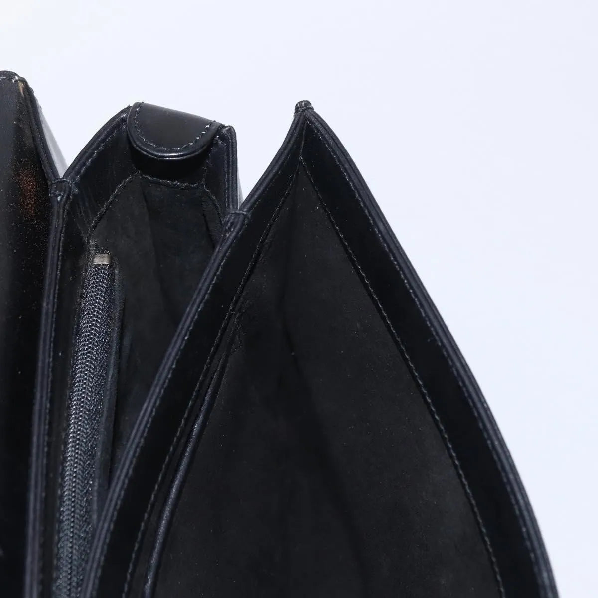 Gucci Vintage Leather, Black, Leather, Shoulder Bag