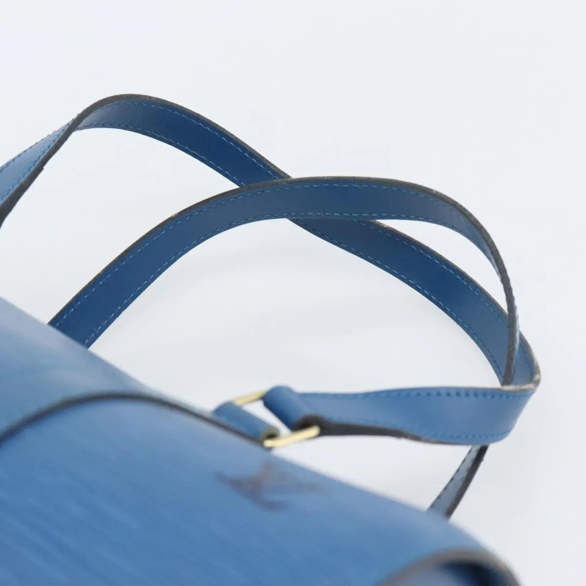 Louis Vuitton Soufflot Epi Leather, Blue, Leather, Handbag