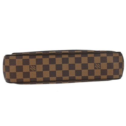 Louis Vuitton Aubagne Damier, Brown, Canvas, Shoulder Bag