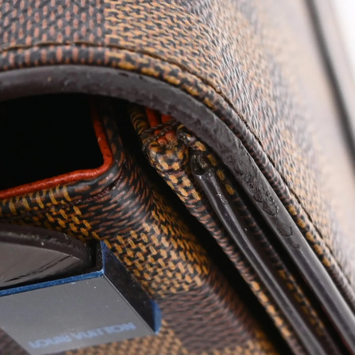 Louis Vuitton Tribeca Damier, Brown, Canvas, Handbag