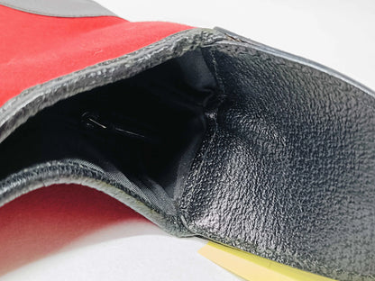 Gucci Vintage Jackie suede, Red, Canvas, Handbag