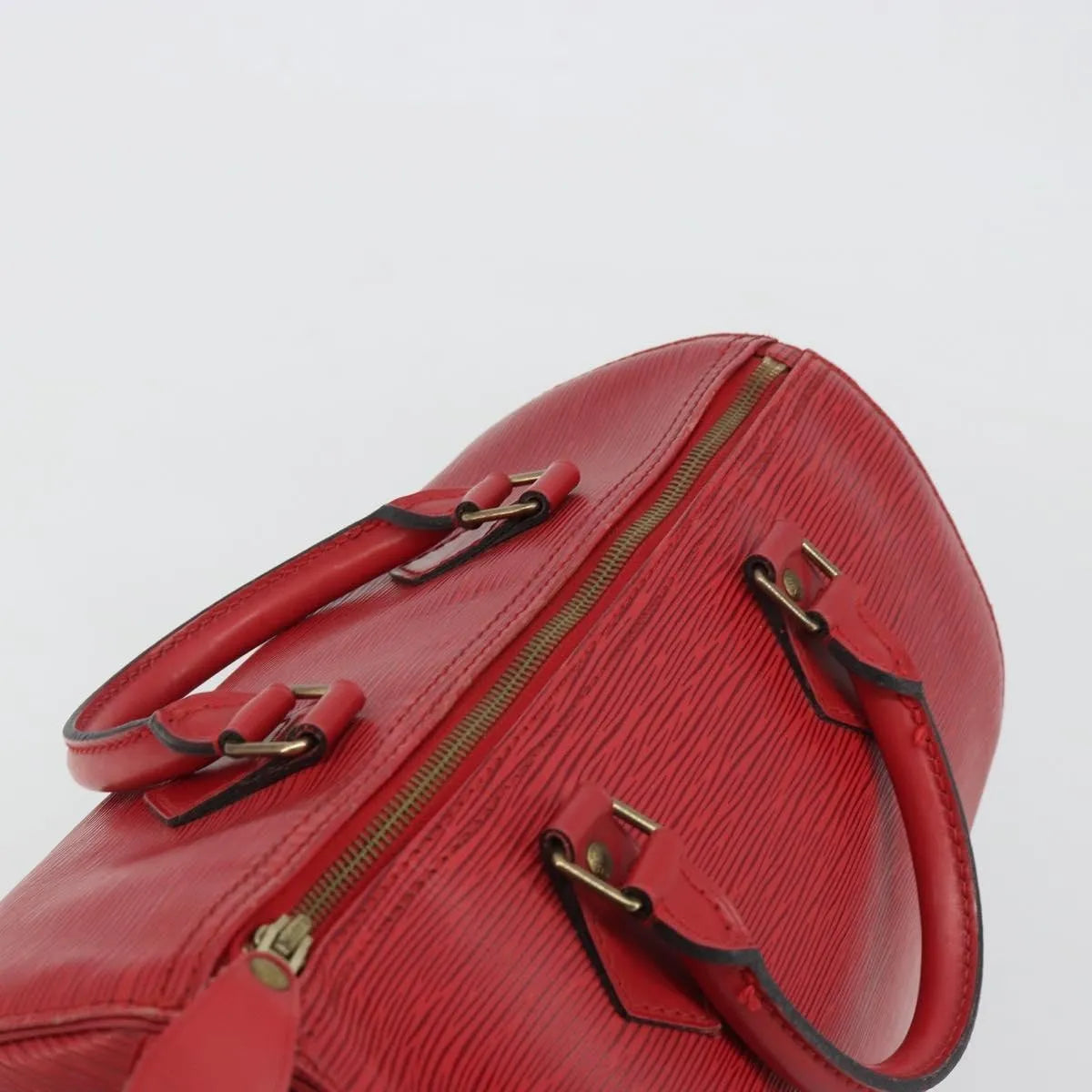 Louis Vuitton Speedy Epi Leather, Red, Leather, Handbag