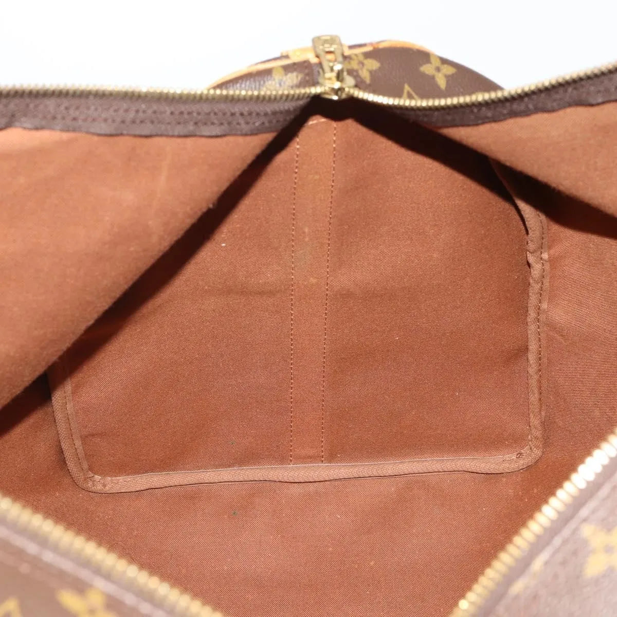 Louis Vuitton Keepall Bandouliere Monogram Canvas, Brown, Canvas, Travel Bag