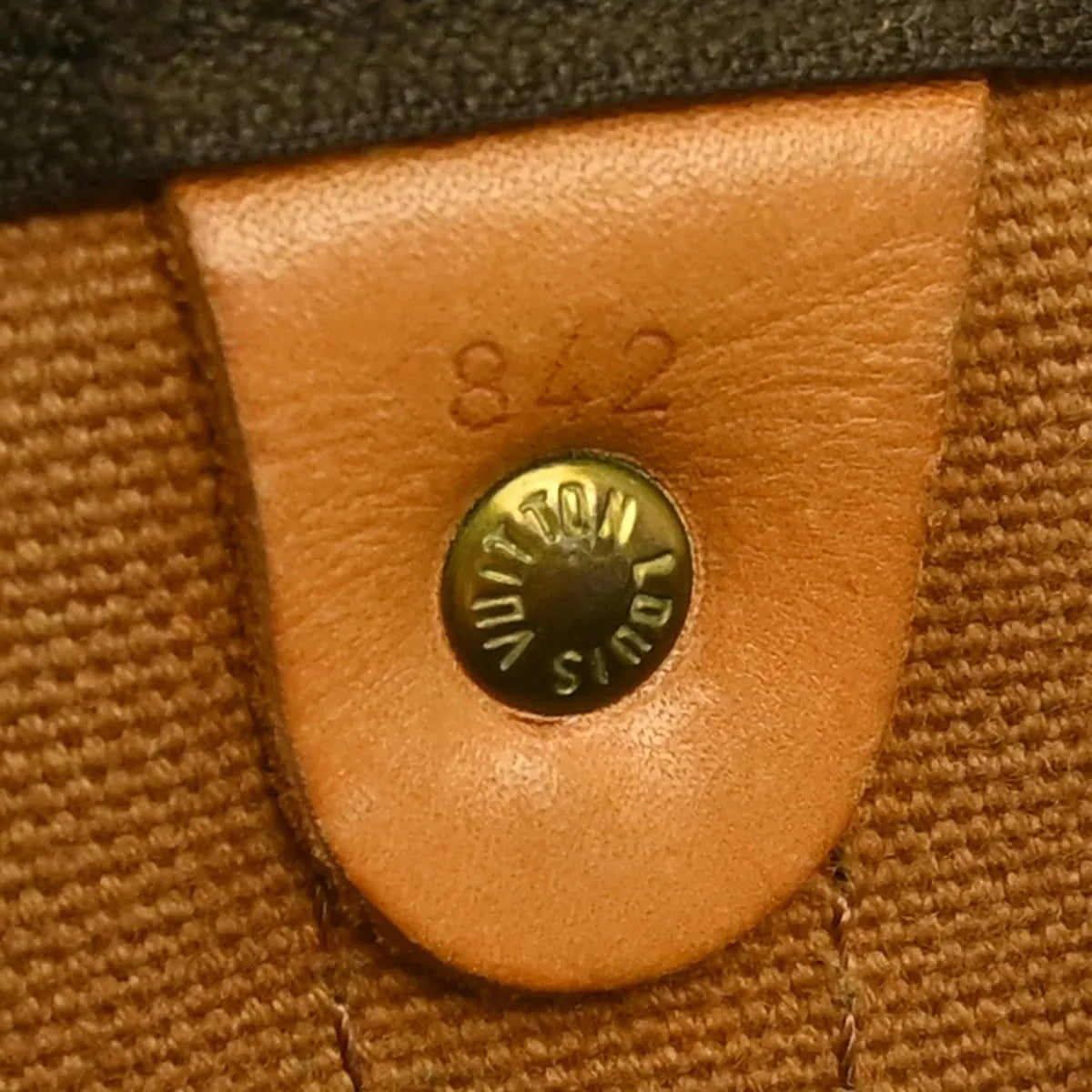 Louis Vuitton Keepall Monogram, Brown, Canvas, Travel Bag