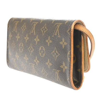 Louis Vuitton Twin Monogram Canvas, Brown, Canvas, Clutch