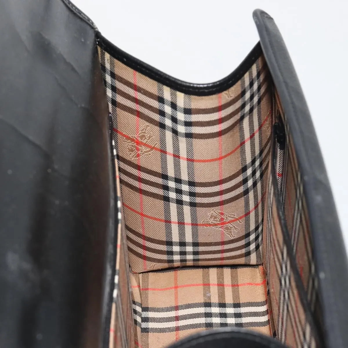 Burberry Vintage Leather, Black, Leather, Handbag