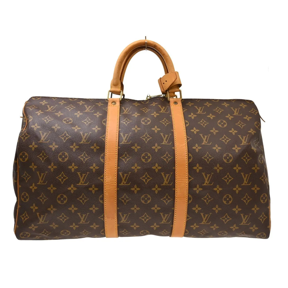 Louis Vuitton Keepall Canvas, Brown, Canvas, Travel Bag