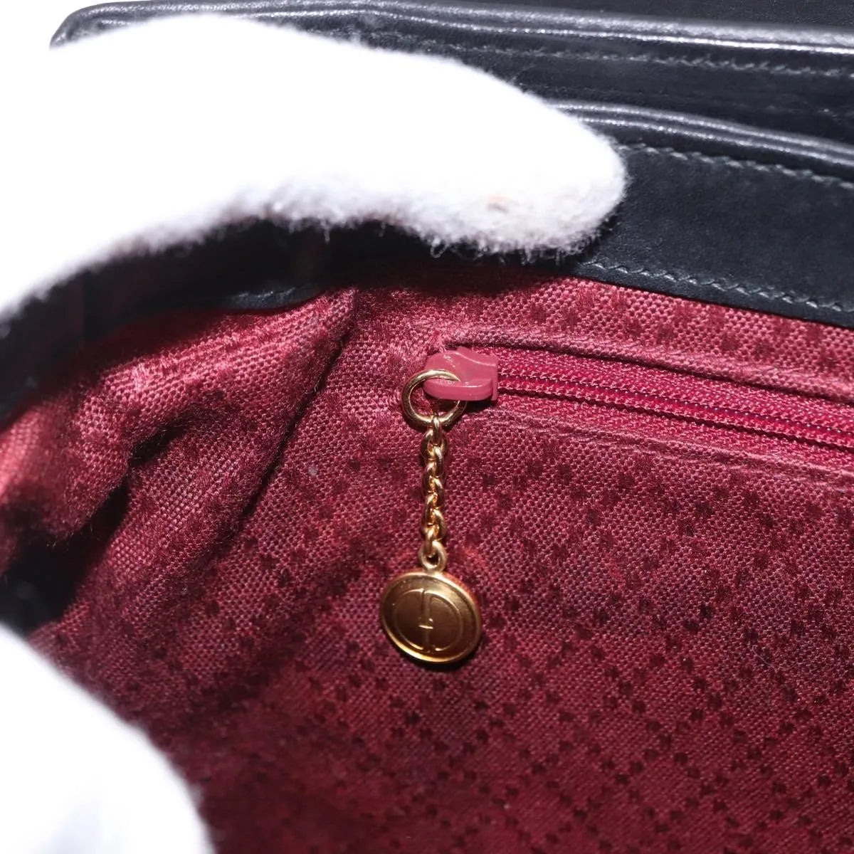 Gucci Vintage Leather, Black, Leather, Shoulder Bag
