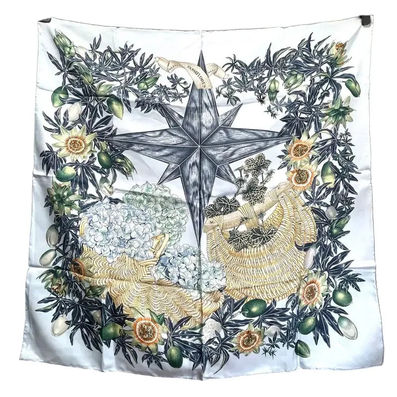 Hermes Carré 90 Silk multicolor, Print, Silk, Scarf