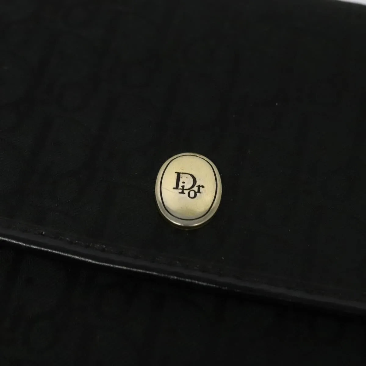 Christian Dior Vintage Trotter Canvas, Black, Canvas, Shoulder Bag