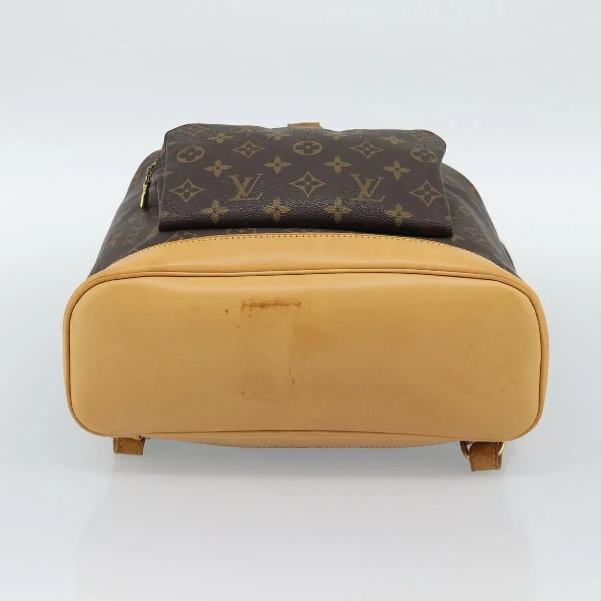 Louis Vuitton Vintage Montsouris Monogram Canvas, Brown, Canvas, Backpack