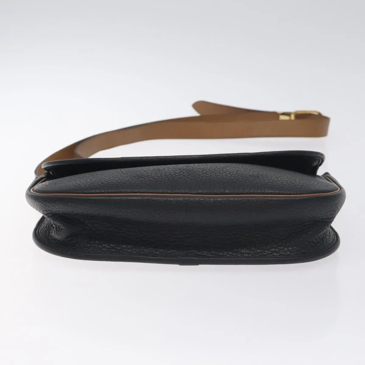 Christian Dior Vintage CD Flap Leather, Black, Leather, Shoulder Bag