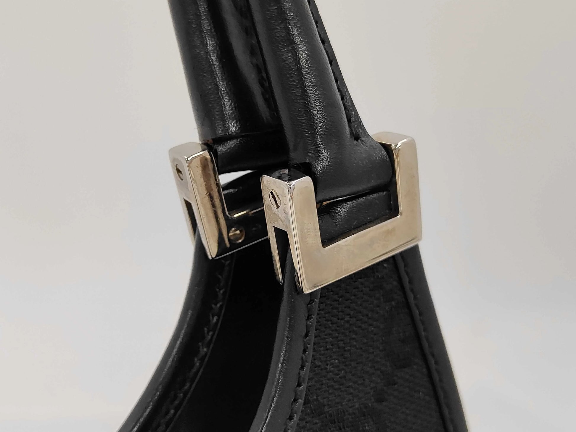 Gucci Jackie Canvas, Black, Canvas, Handbag