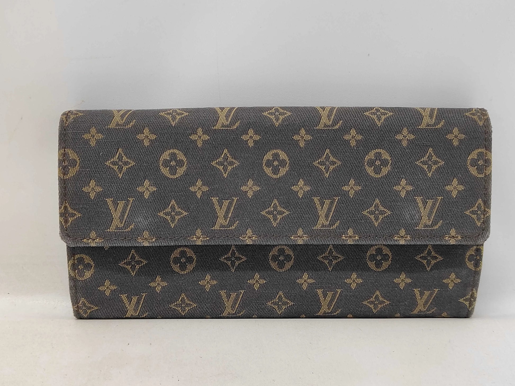 Louis Vuitton Vintage Sarah Monogram Idylle, Brown, Linen, Wallet