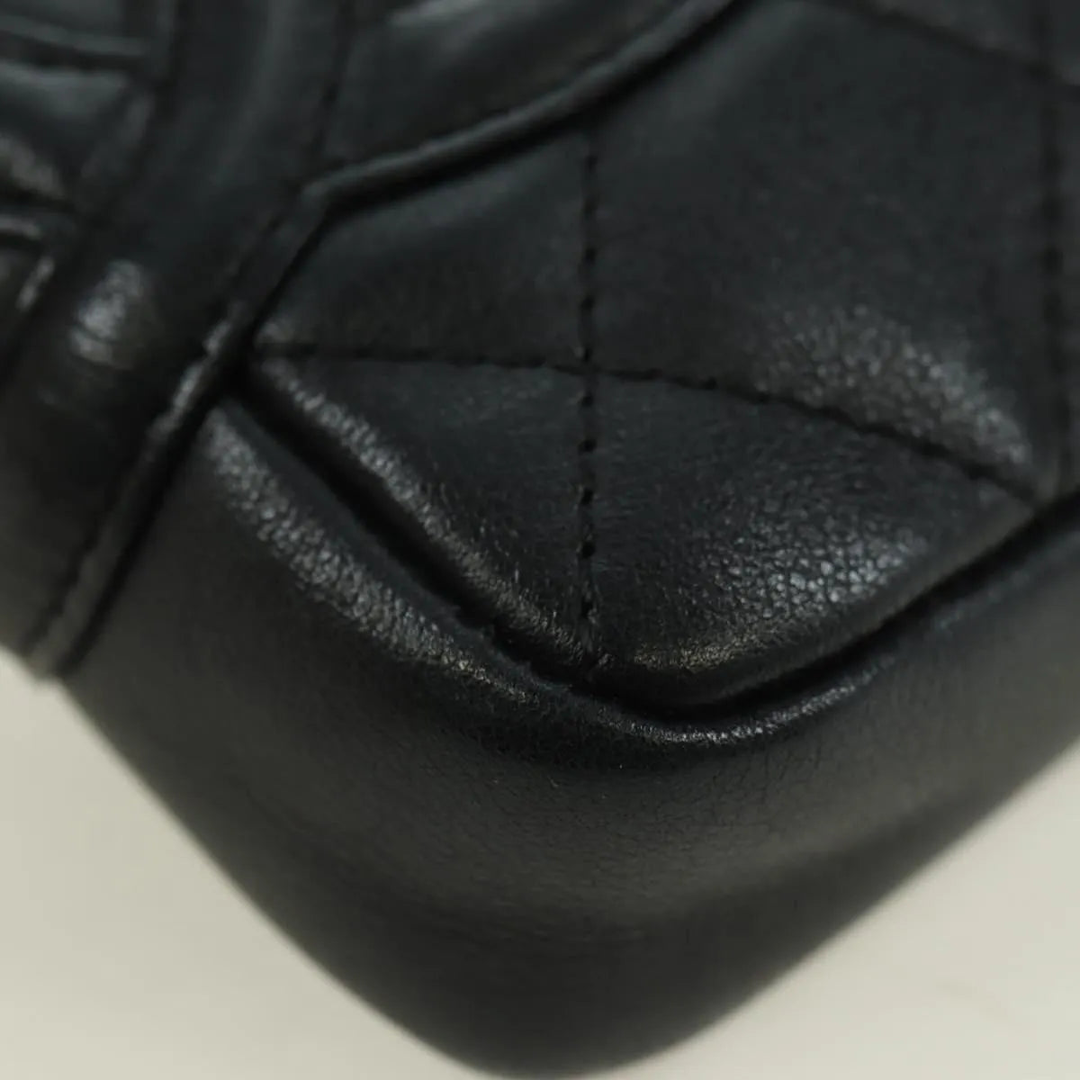 Chanel Cambon Crossbody Bag Quilted leather, Black, Leather, Shoulder Bag