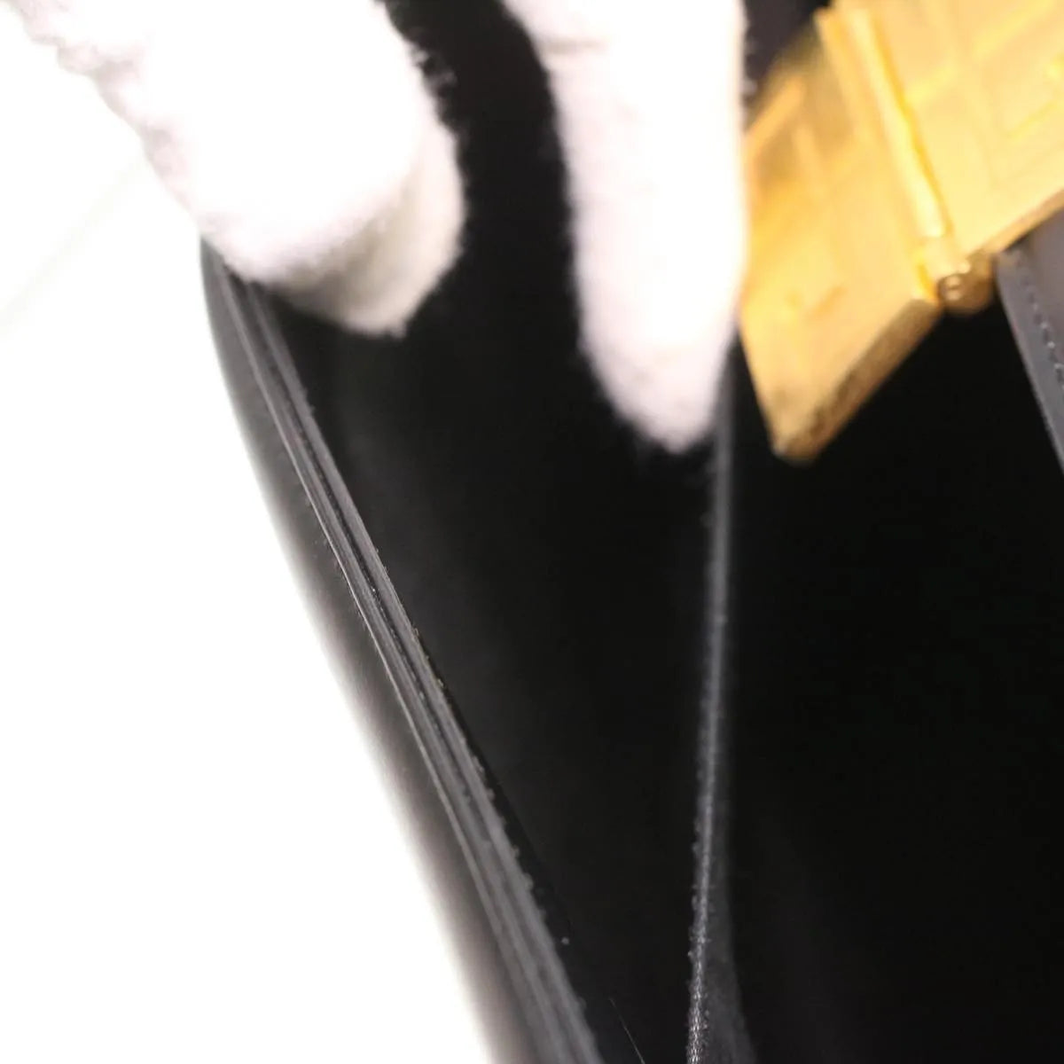 Givenchy Vintage 4G Leather, Black, Leather, Handbag
