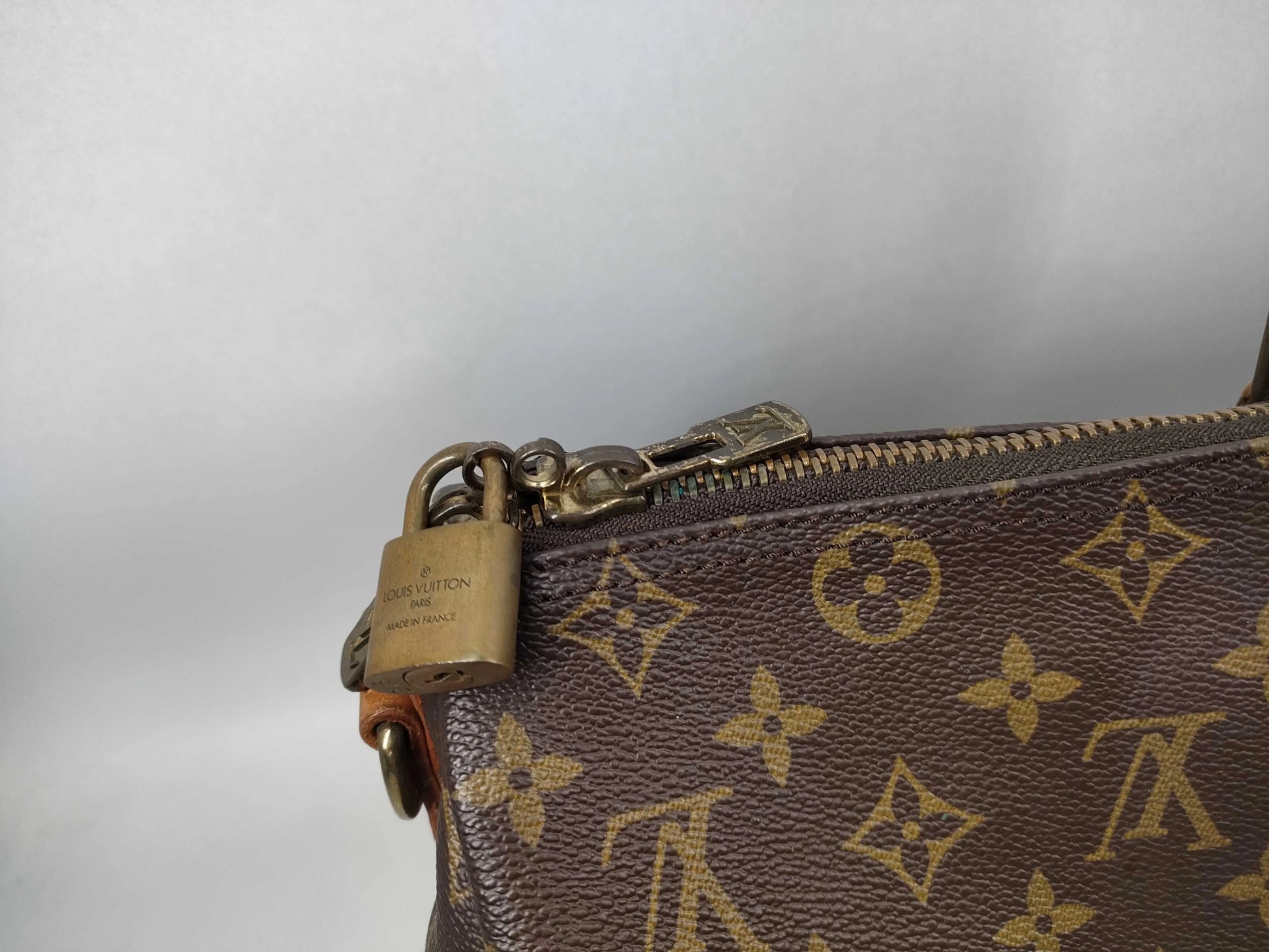 Louis Vuitton Keepall Monogram Canvas, Brown, Canvas, Travel Bag