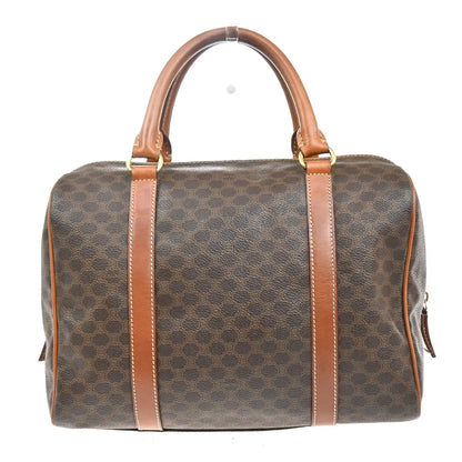 Celine Macadam Macadam with leather, Brown, PVC, Handbag