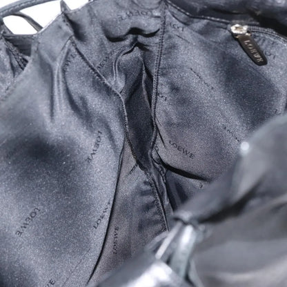 Loewe Flamenco Leather, Black, Leather, Shoulder Bag