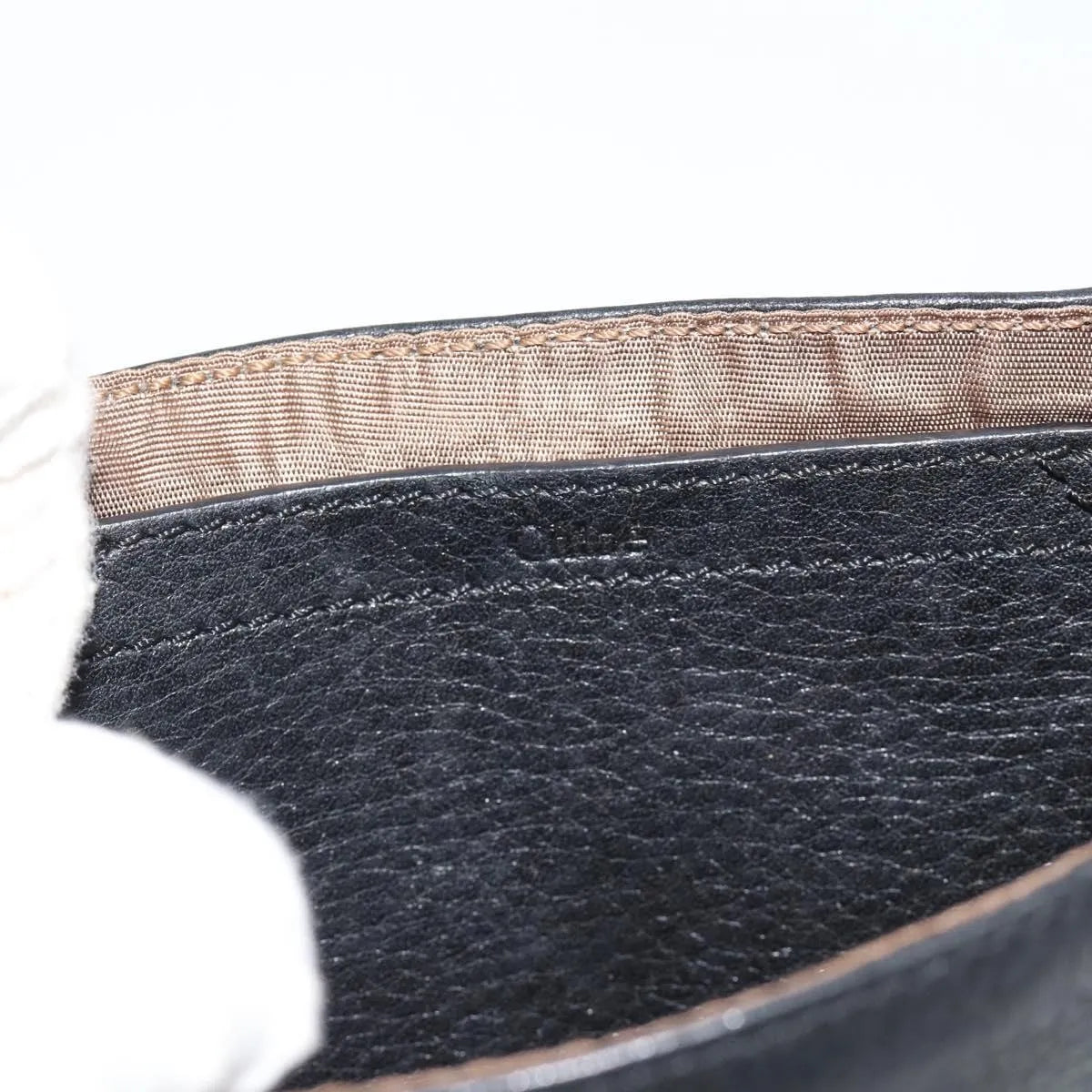Chloe Lily Leather, Black, Leather, Shoulder Bag