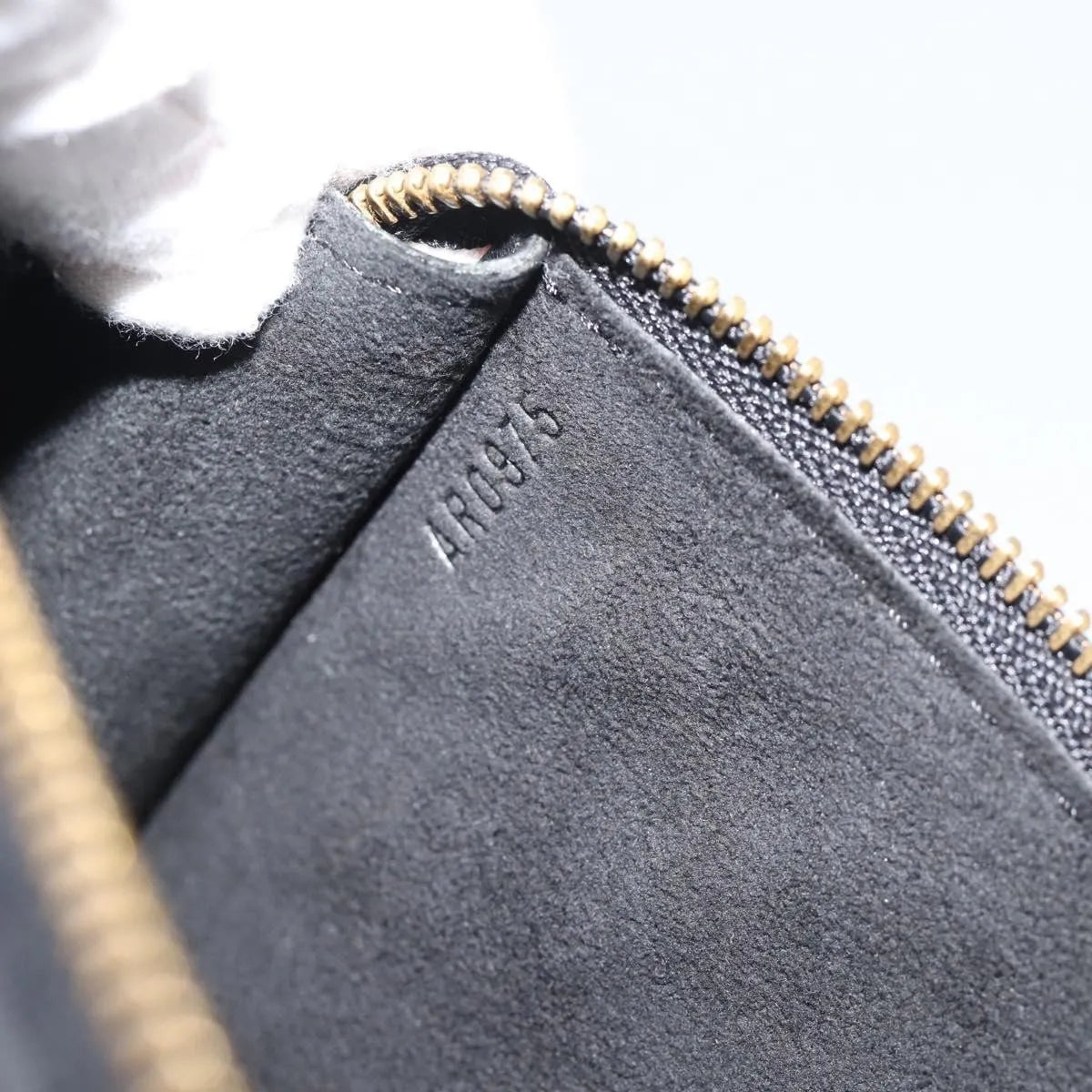 Louis Vuitton Pochette Accessoires Epi, Black, Leather, Clutch