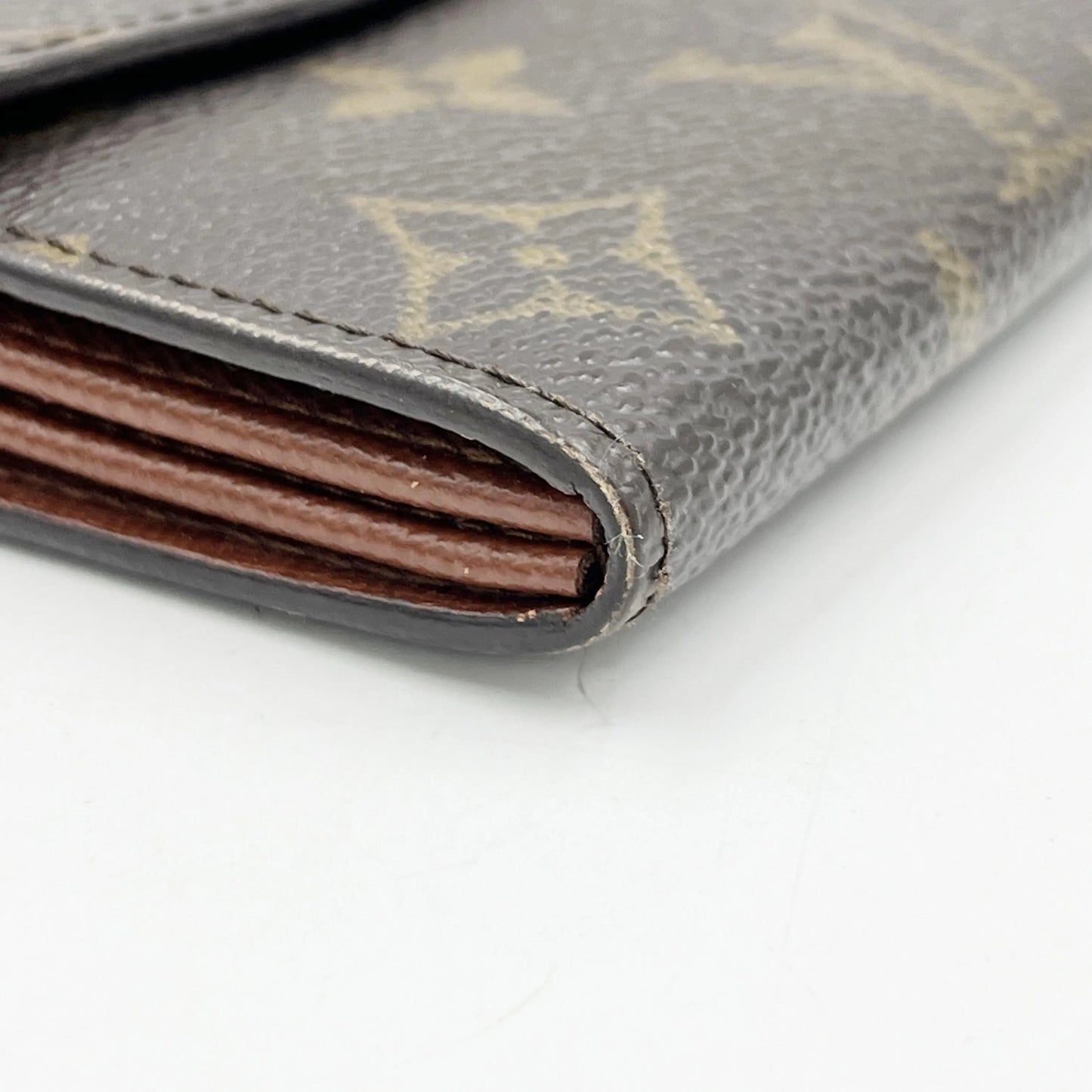 Louis Vuitton Portefeuille Sarah Monogram Canvas, Brown, Canvas, Wallet
