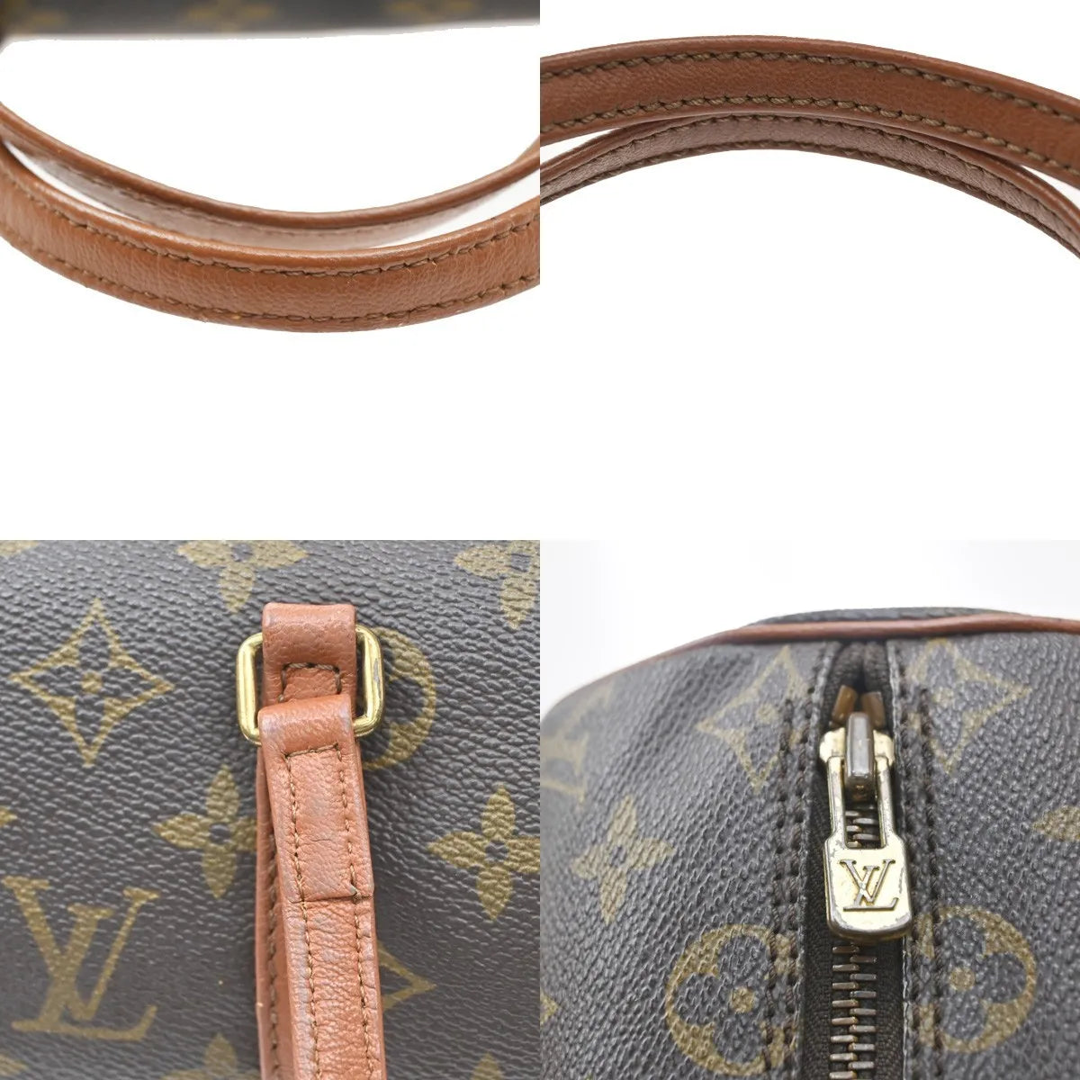 Louis Vuitton Papillon Monogram, Brown, Canvas, Handbag