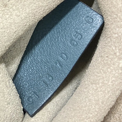 Chloe Drew Leather and Suede, Blue, Suede, Shoulder Bag