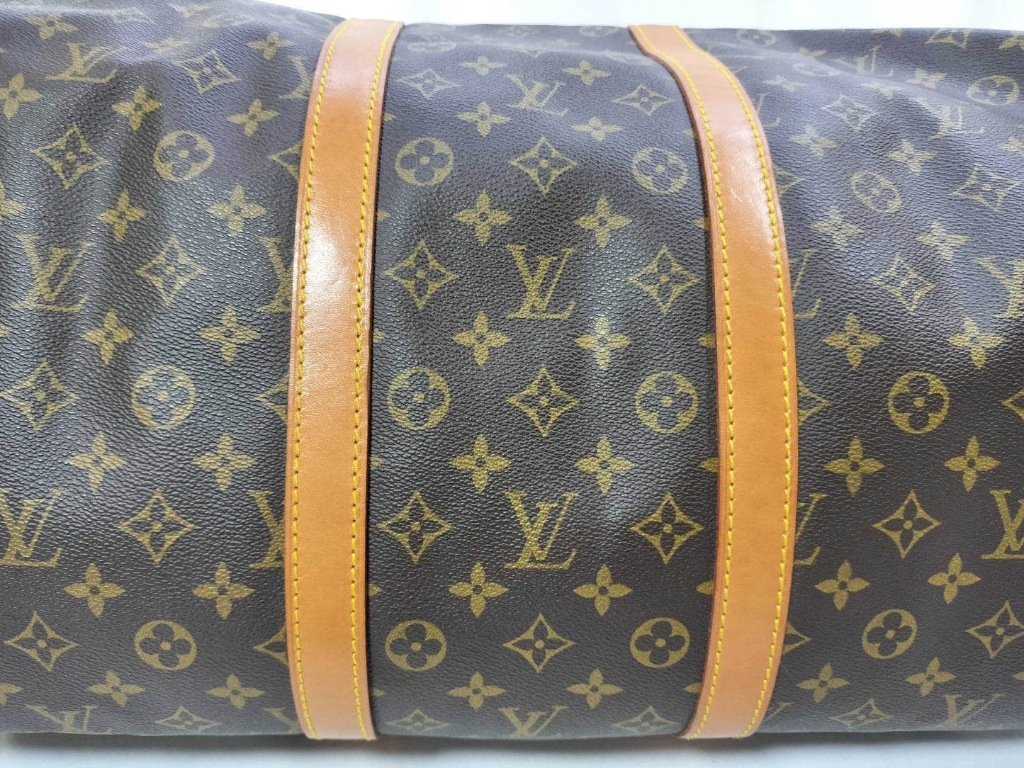 Louis Vuitton Keepall Monogram Canvas, Brown, Canvas, Travel Bag