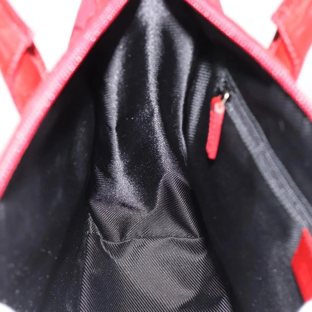 Gucci Structured Top Handle Open Tote GG Canvas, Red, Canvas, Handbag